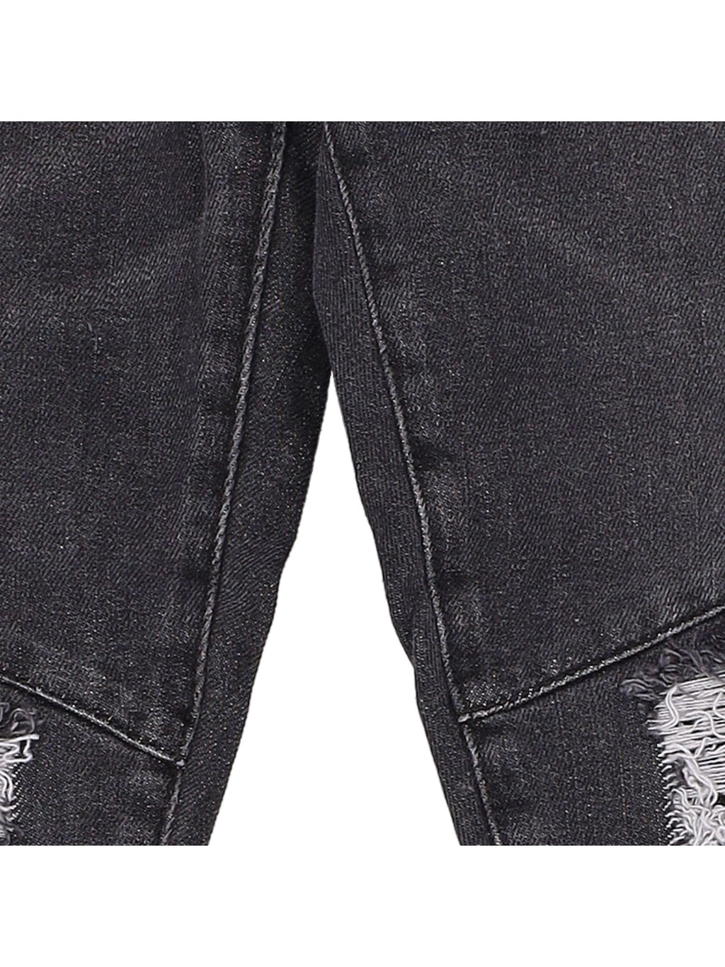 Schwarze Baumwoll-Jeans im Slim Fit
