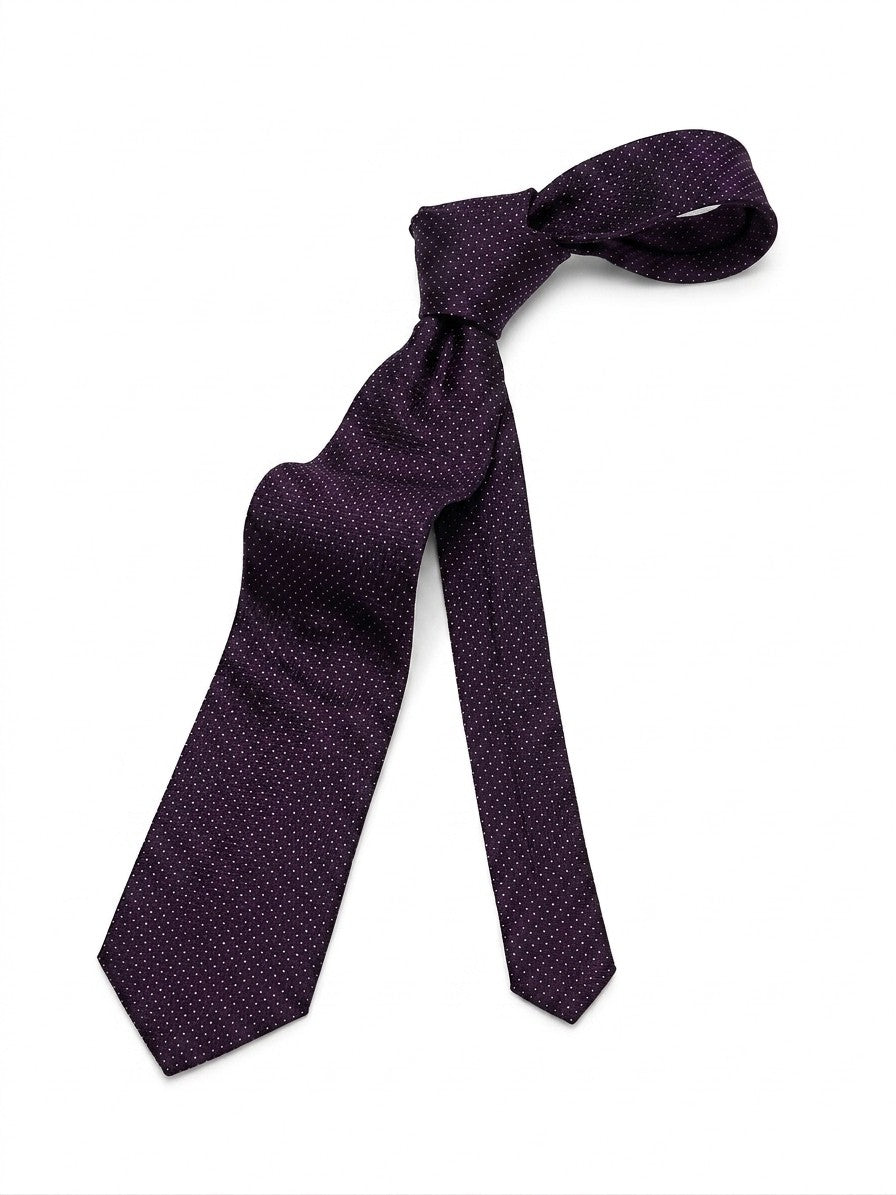 Seidenkrawatte in Violett