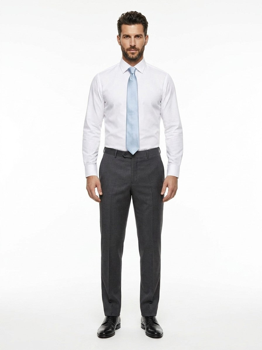Zweifarbige Seidenkrawatte