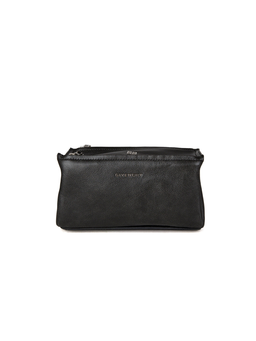 Graue Kalbsleder-Handtasche
