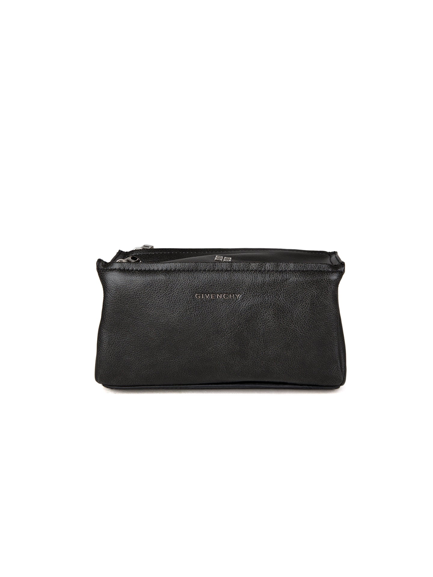 Graue Kalbsleder-Handtasche