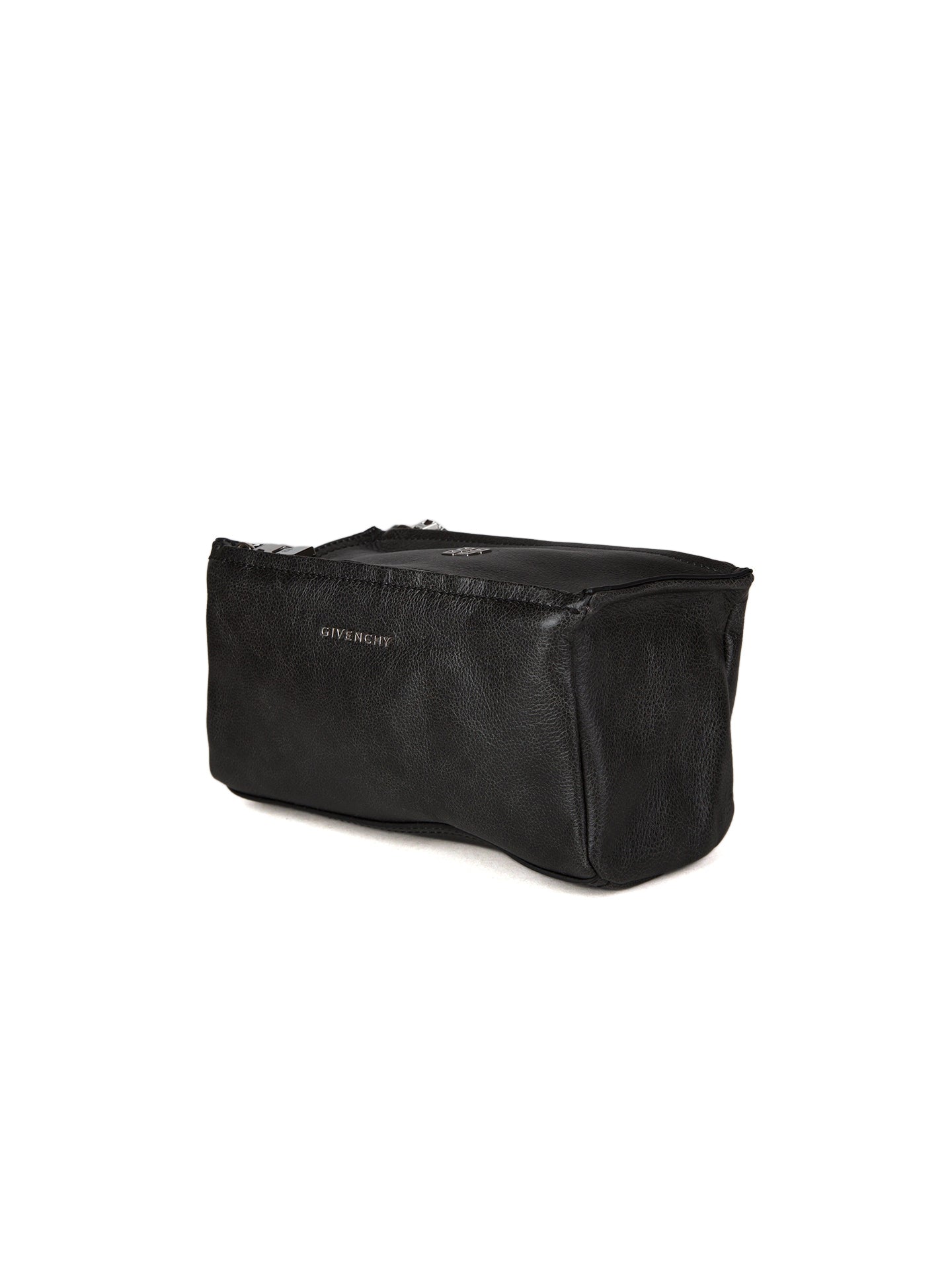 Graue Kalbsleder-Handtasche