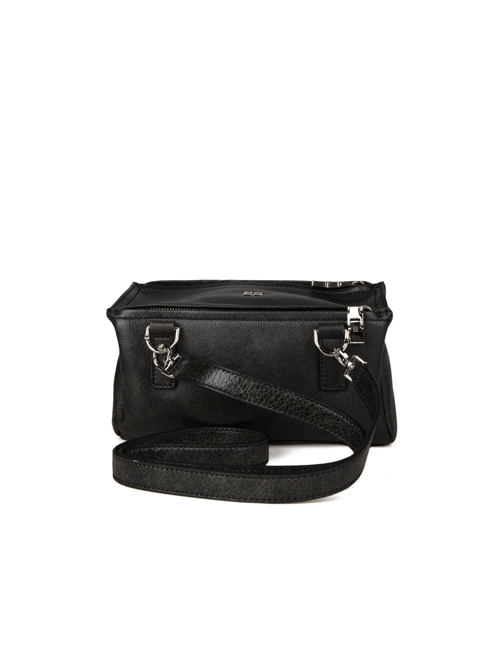 Graue Kalbsleder-Handtasche