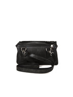 Graue Kalbsleder-Handtasche