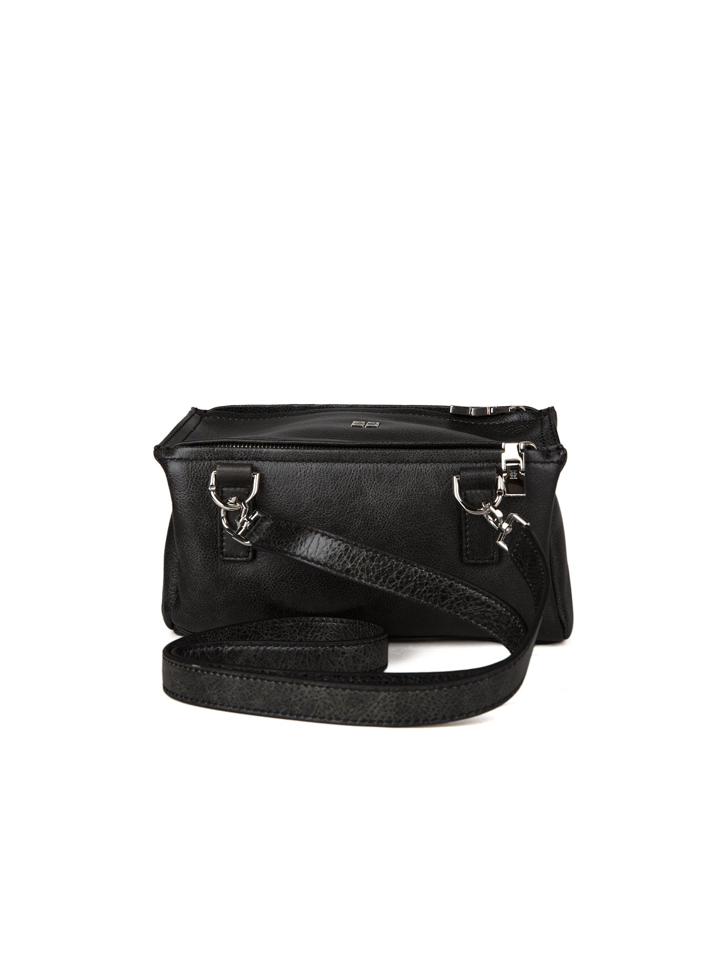 Graue Kalbsleder-Handtasche