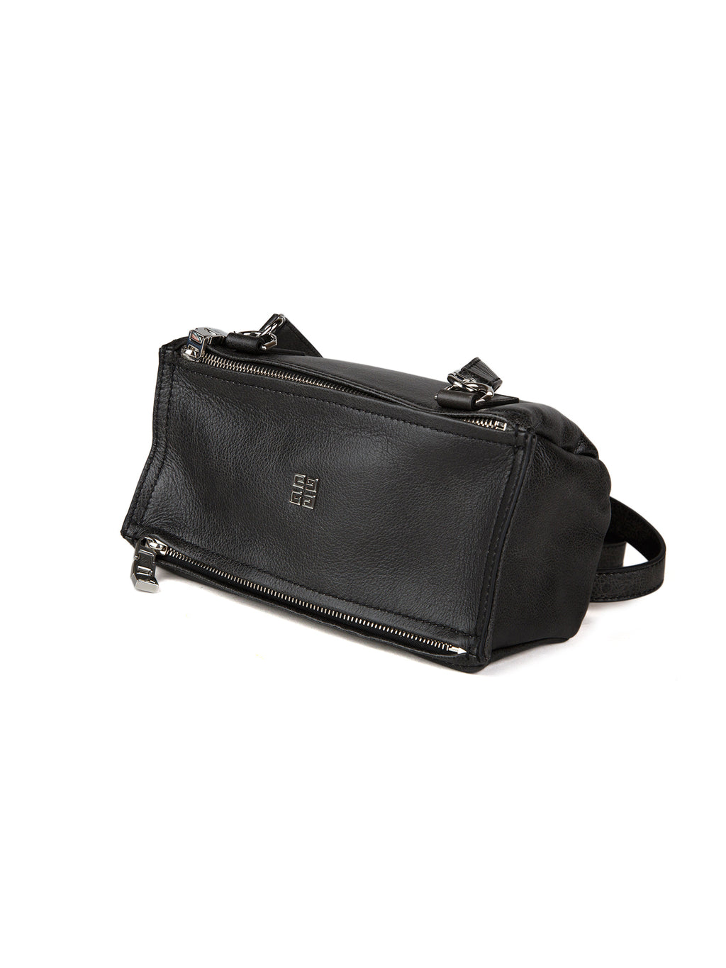 Graue Kalbsleder-Handtasche