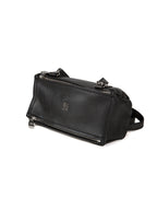 Graue Kalbsleder-Handtasche