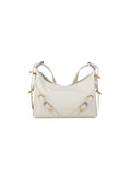 Beige Kalbsleder Handtasche