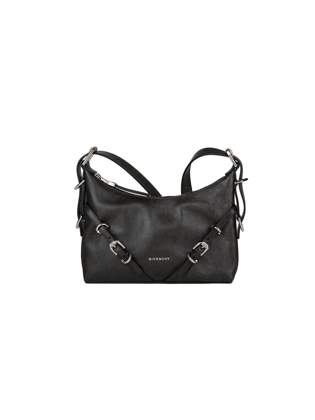 Graue Kalbsleder-Handtasche