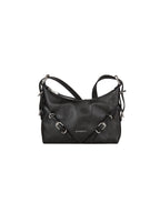 Graue Kalbsleder-Handtasche