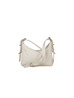 Beige Kalbsleder Handtasche
