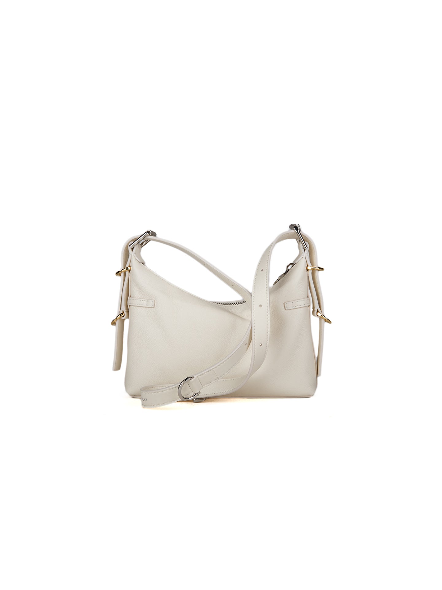 Beige Kalbsleder Handtasche