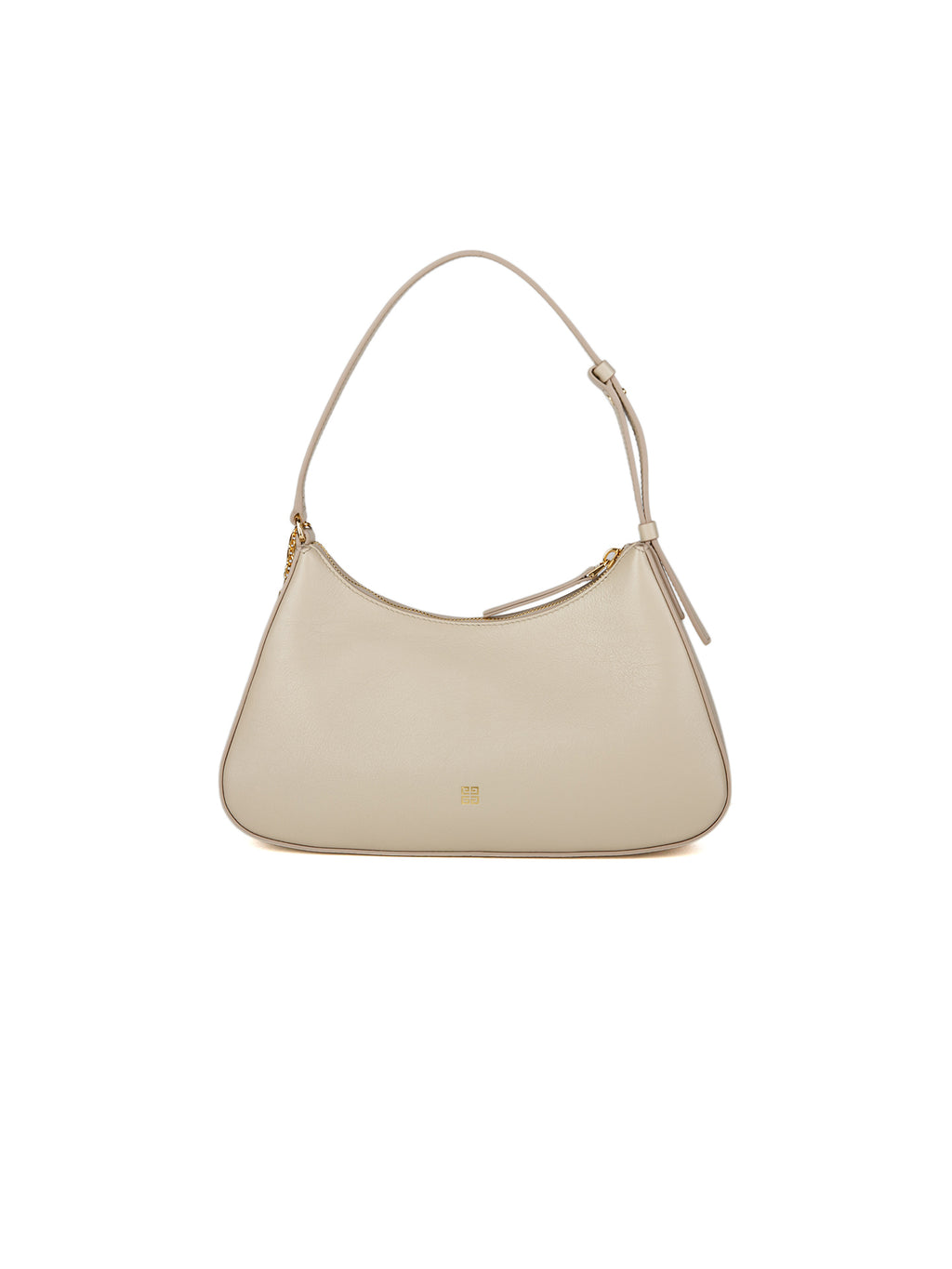Beige Kalbsleder Handtasche