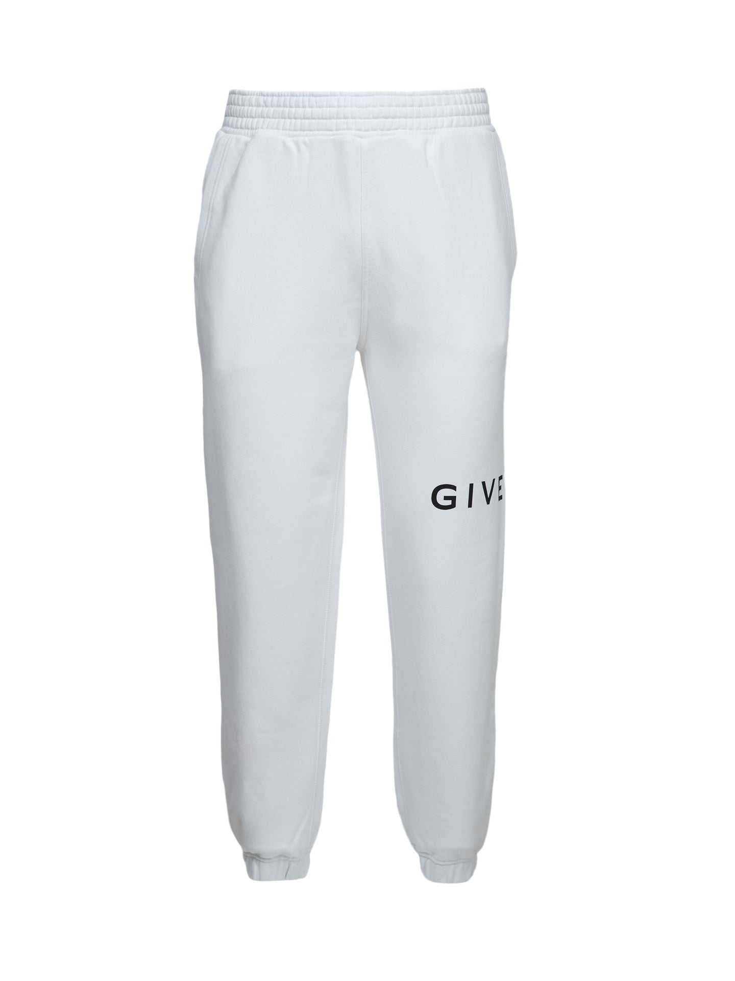 Weiße Baumwoll-Jogginghose (Trainingshose)