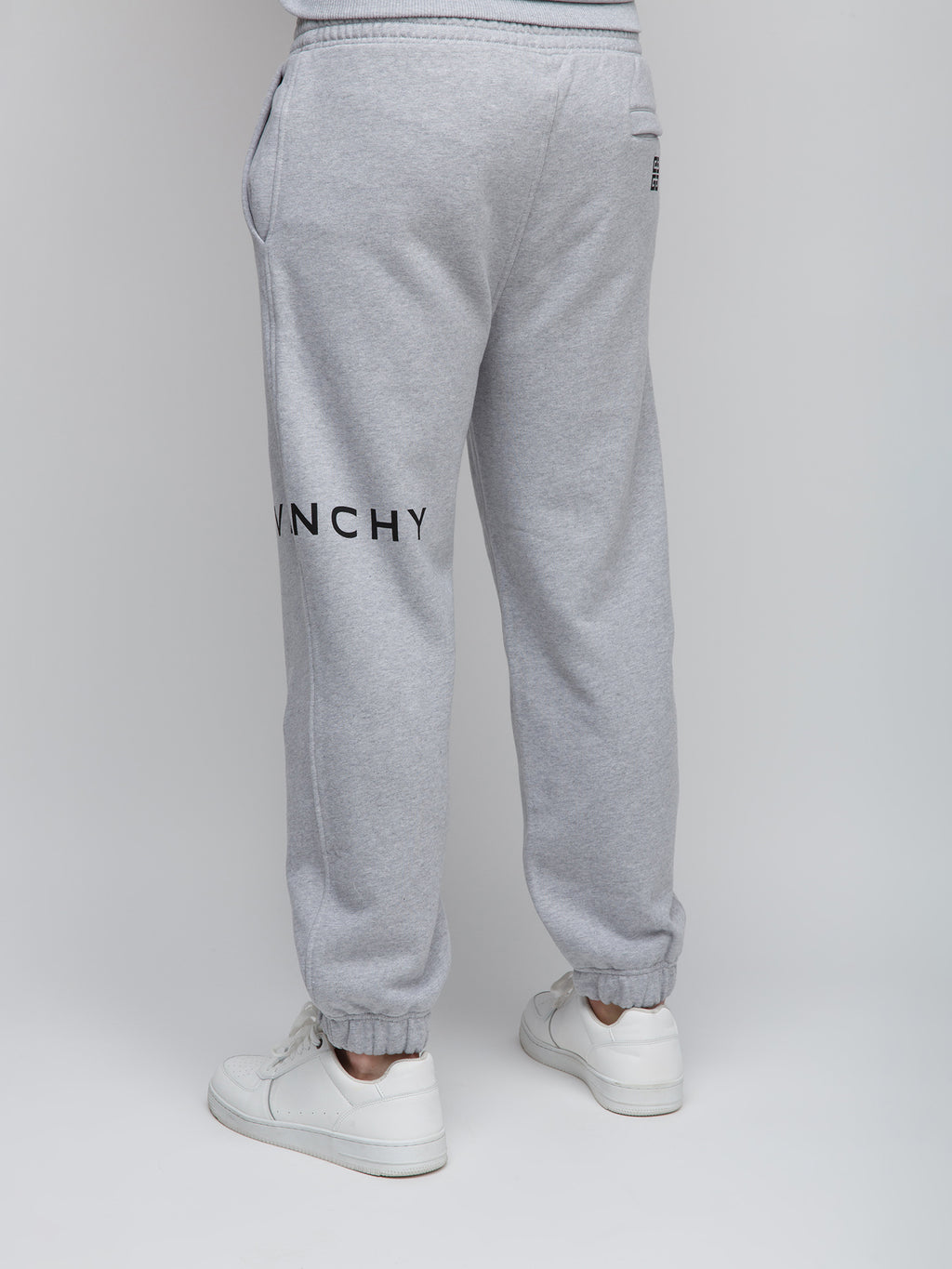 Graue Baumwoll-Jogginghose (Sporthose)