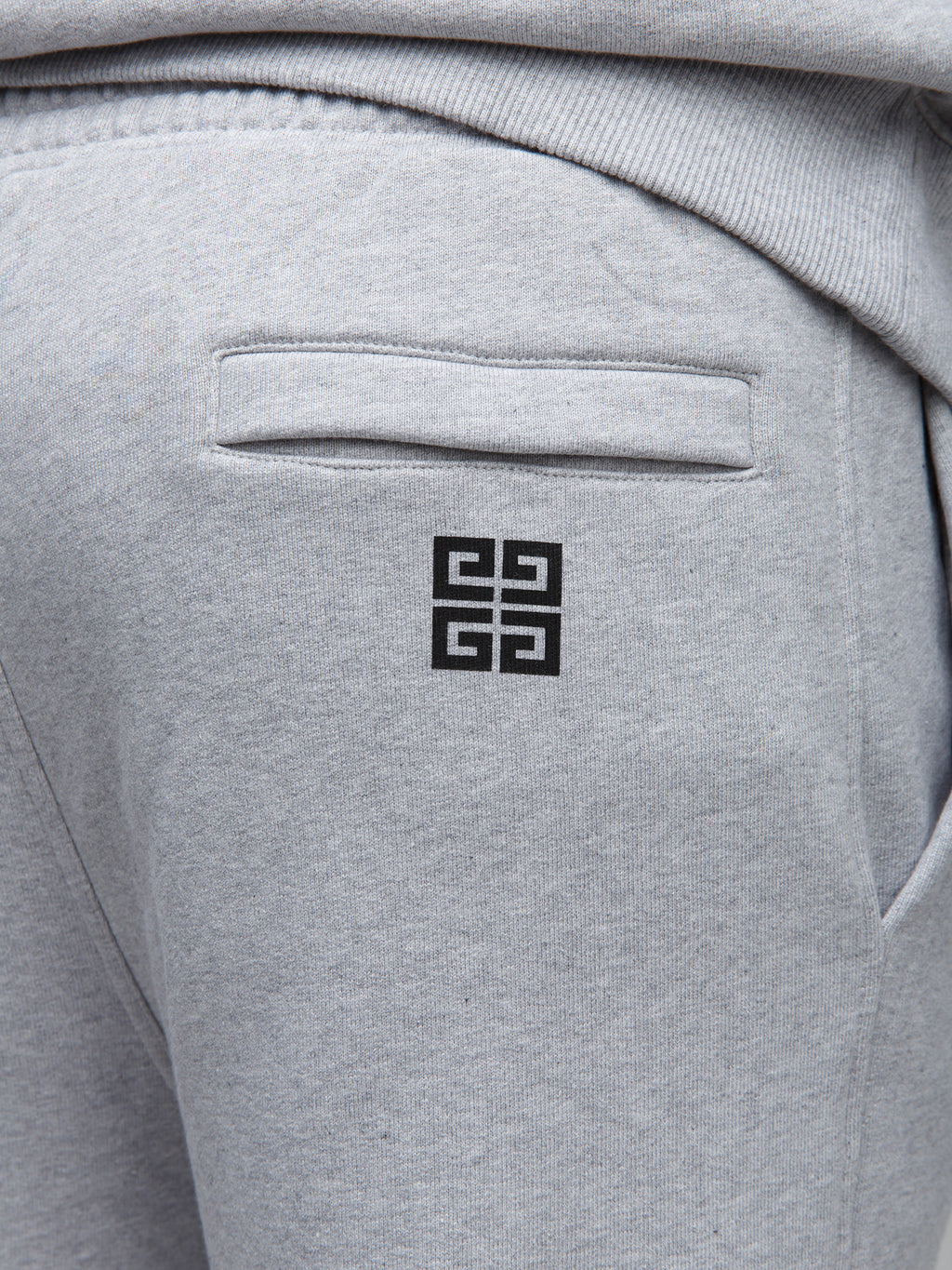 Graue Baumwoll-Jogginghose (Sporthose)