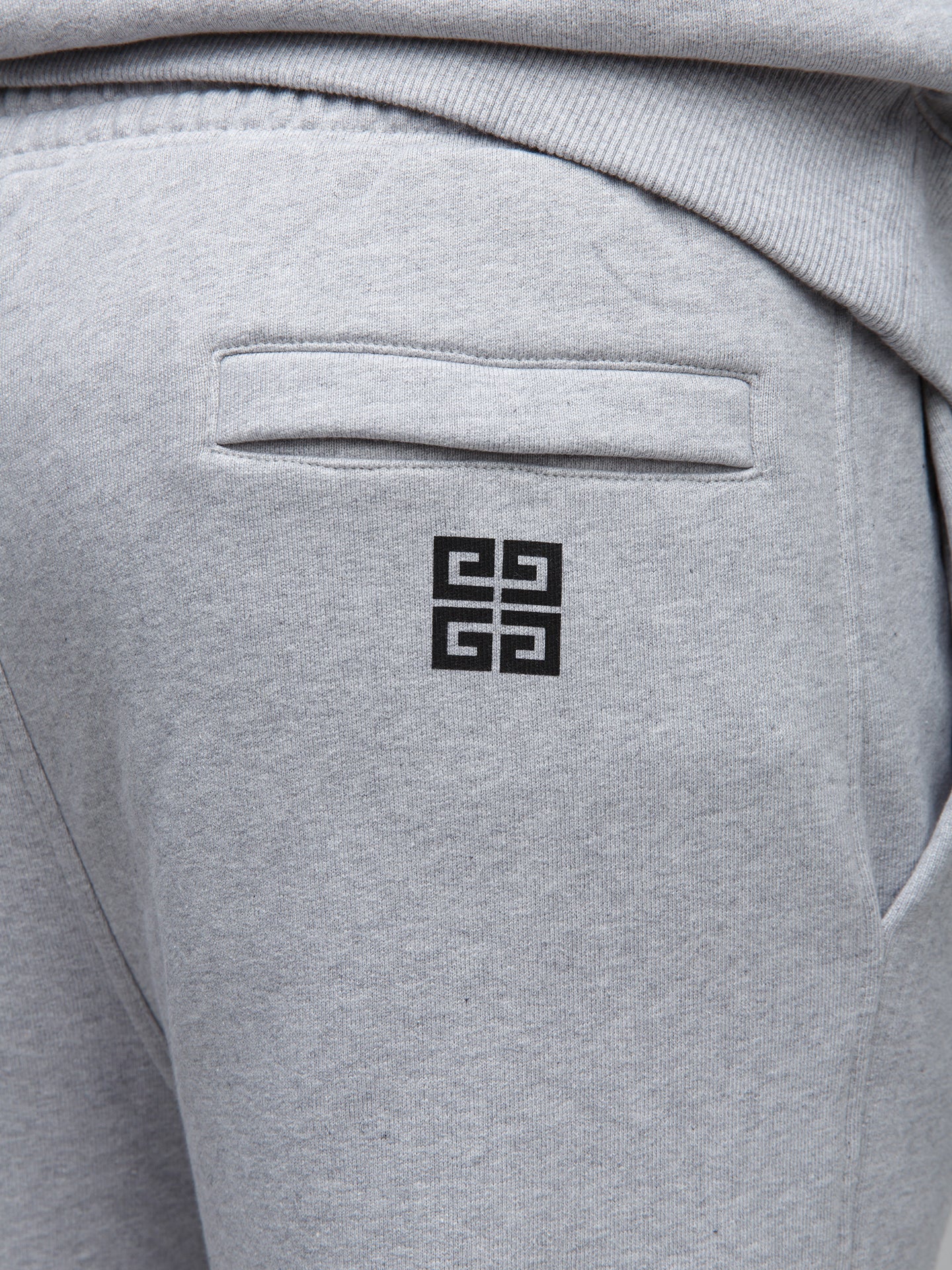 Graue Baumwoll-Jogginghose (Sporthose)
