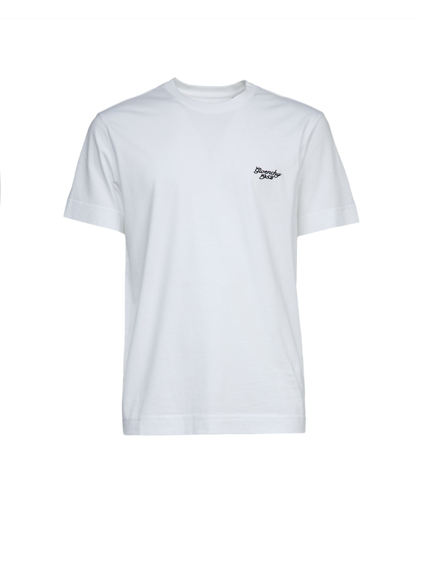 Weißes Baumwoll-T-Shirt