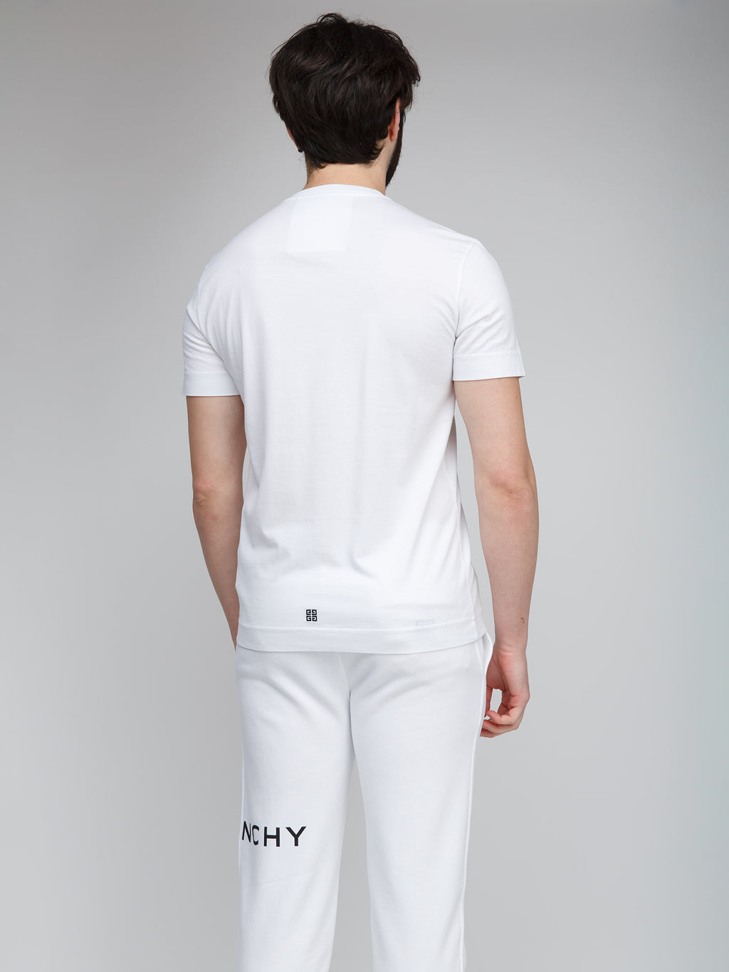 Weißes Baumwoll-T-Shirt