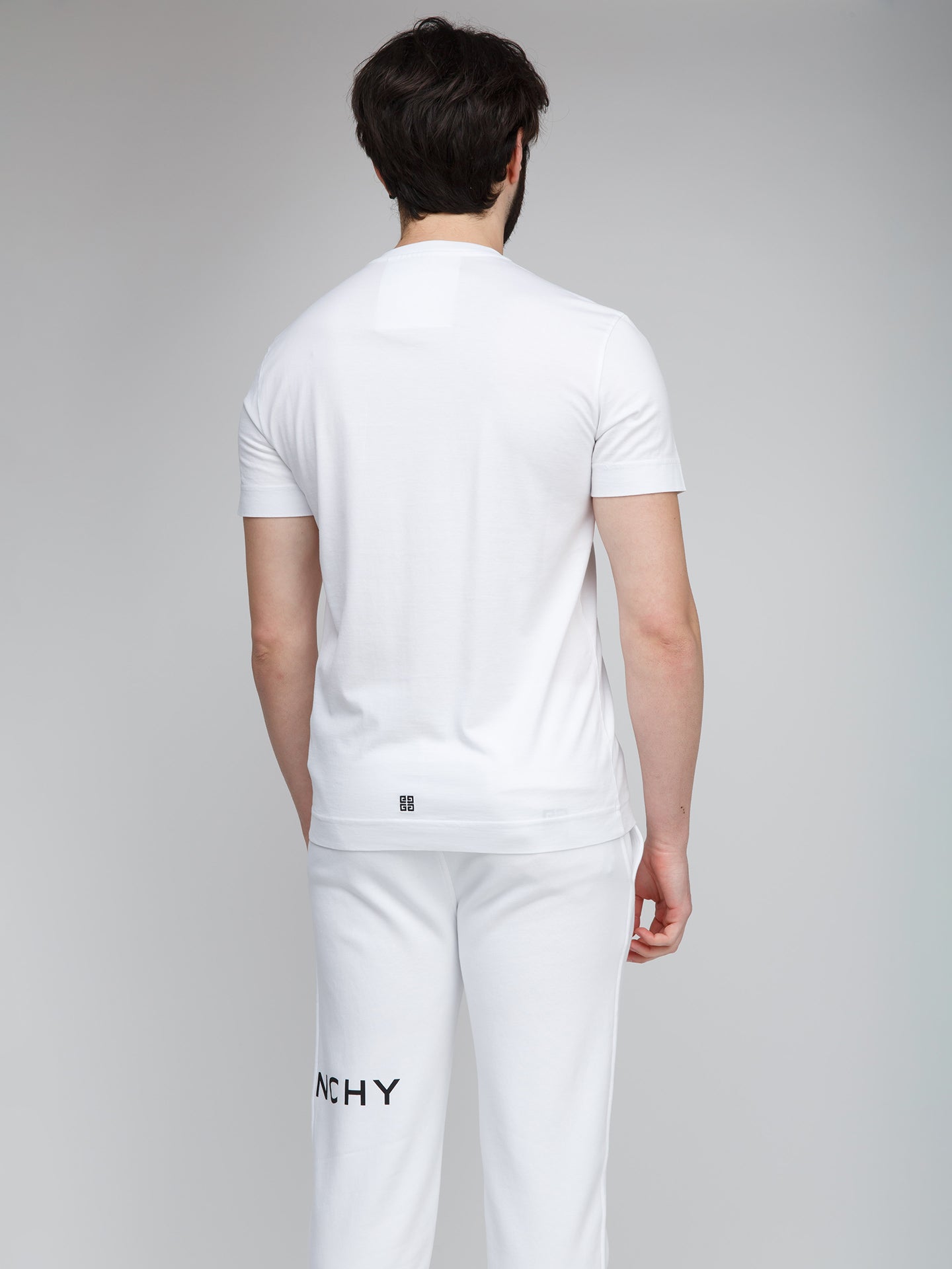 Weißes Baumwoll-T-Shirt