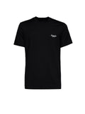 Schwarzes Baumwoll-T-Shirt