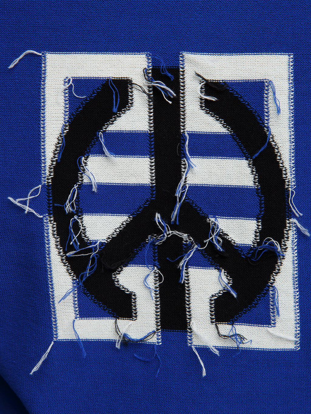 Blauer Baumwoll-Sweatshirt