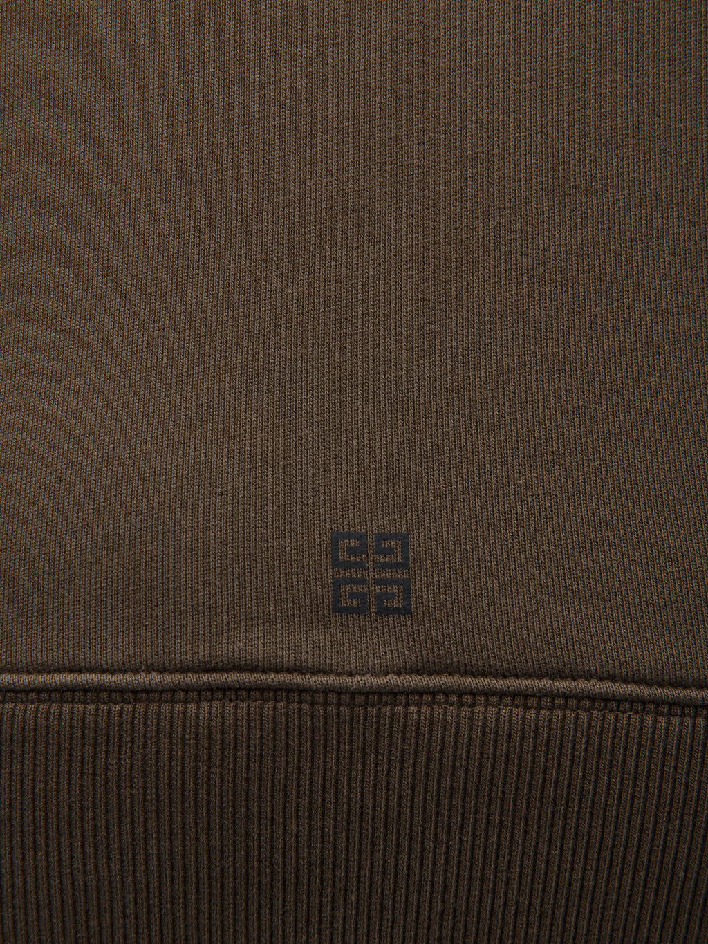 Zweifarbiger Baumwollpullover
