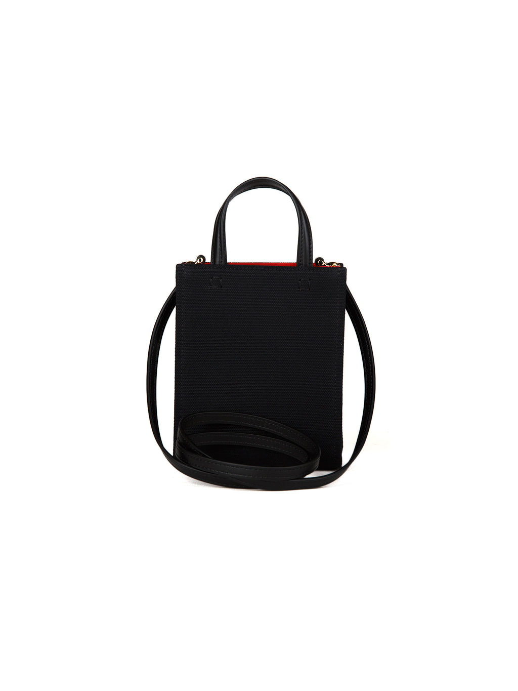 Schwarze Baumwolltasche