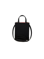 Schwarze Baumwolltasche