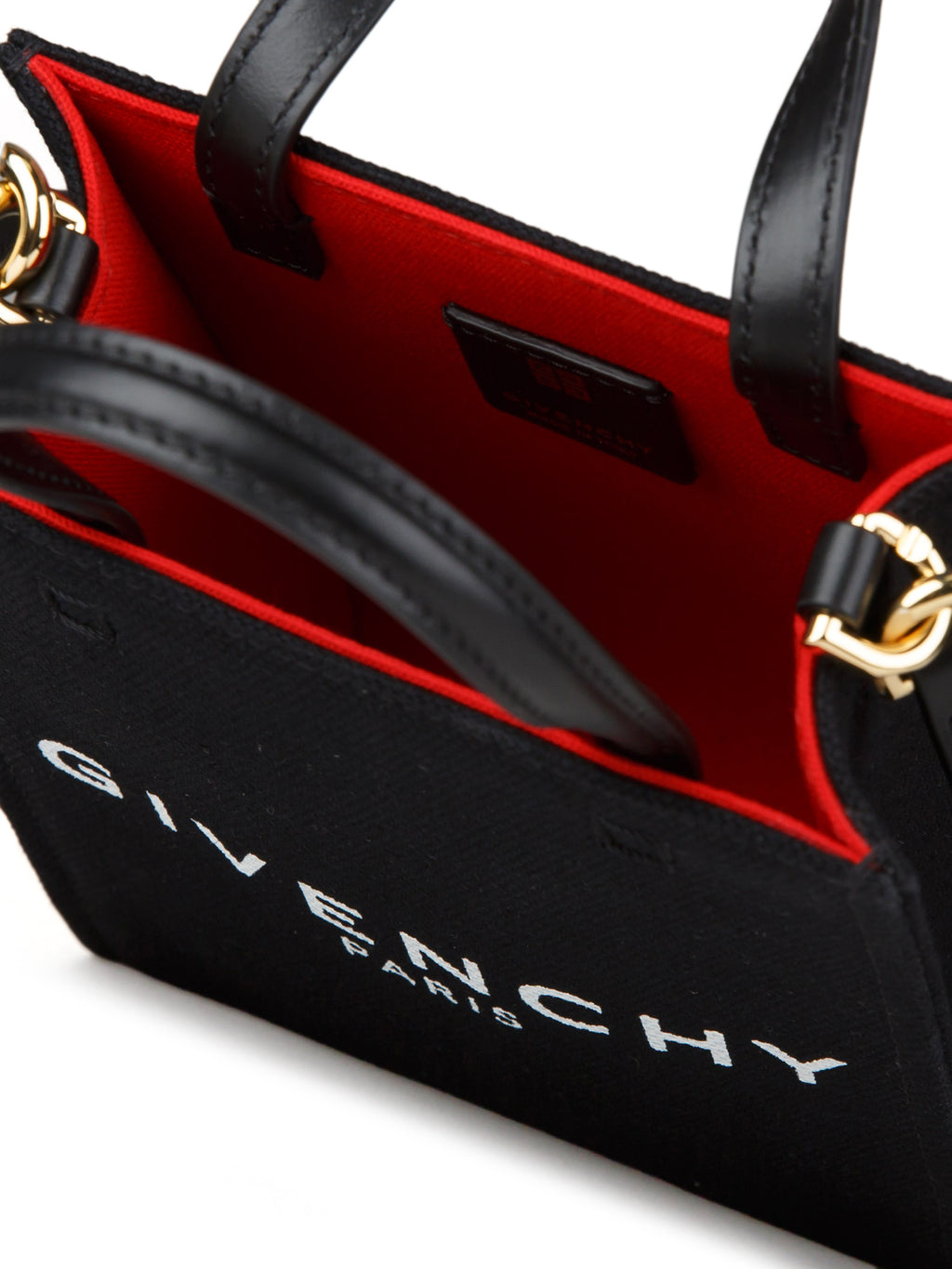 Schwarze Baumwolltasche