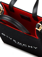Schwarze Baumwolltasche