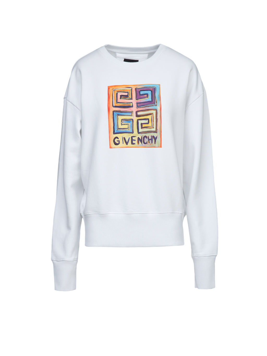 Weißes Baumwoll-Sweatshirt