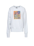 Weißes Baumwoll-Sweatshirt