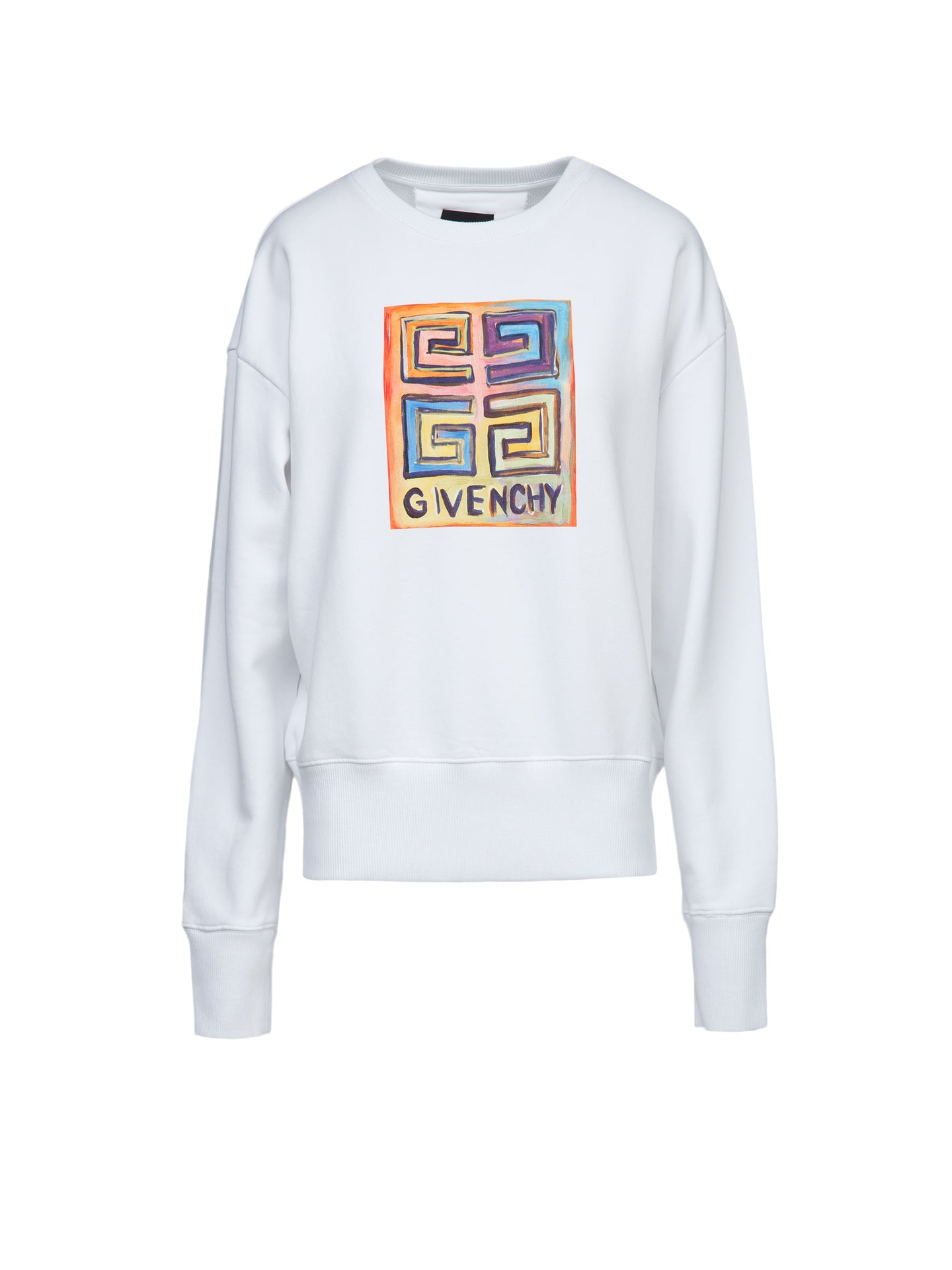 Weißes Baumwoll-Sweatshirt