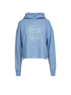 Blauer Baumwoll-Sweatshirt