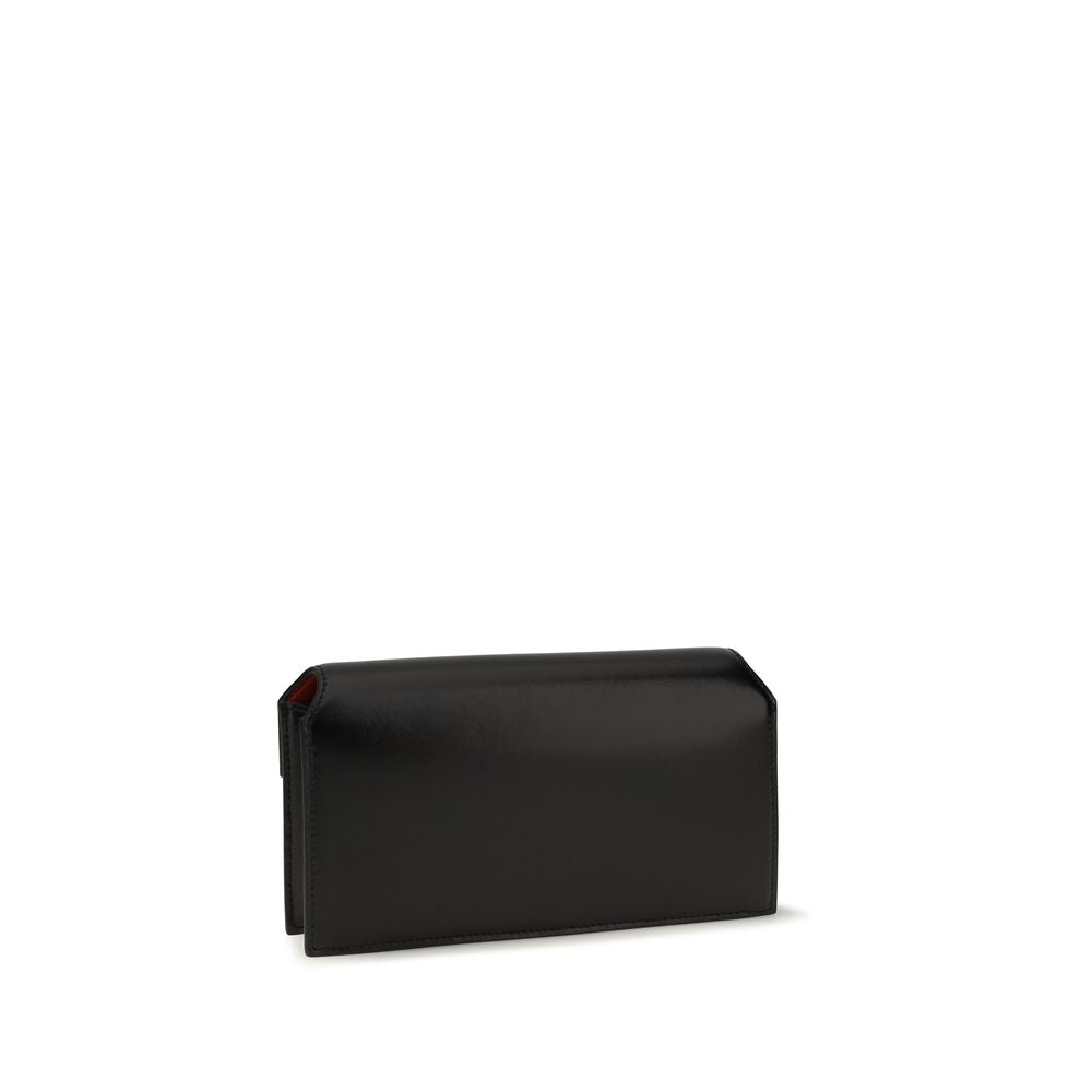 Schwarzes Kalbsleder Bos Taurus Portemonnaie Givenchy