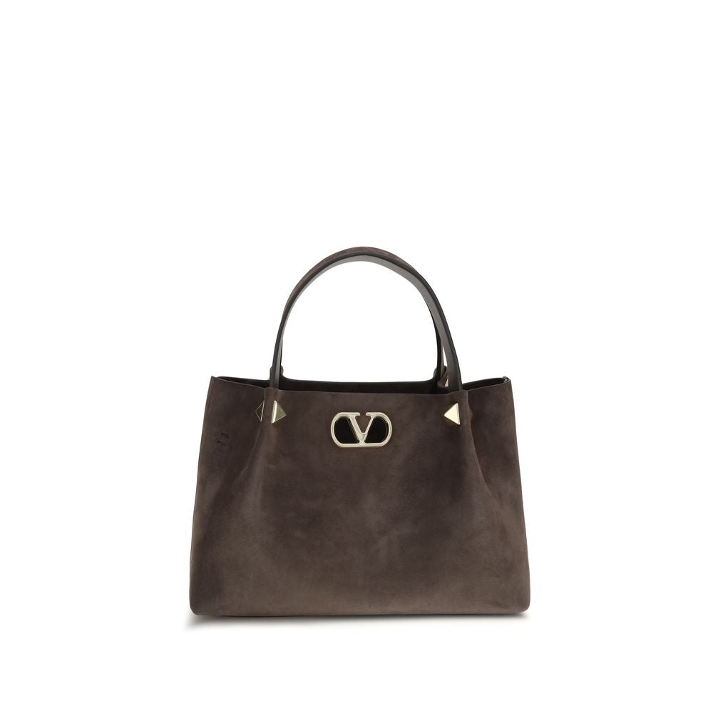 Braune Kalbsleder Bos Taurus Schultertasche