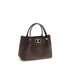 Braune Kalbsleder Bos Taurus Schultertasche