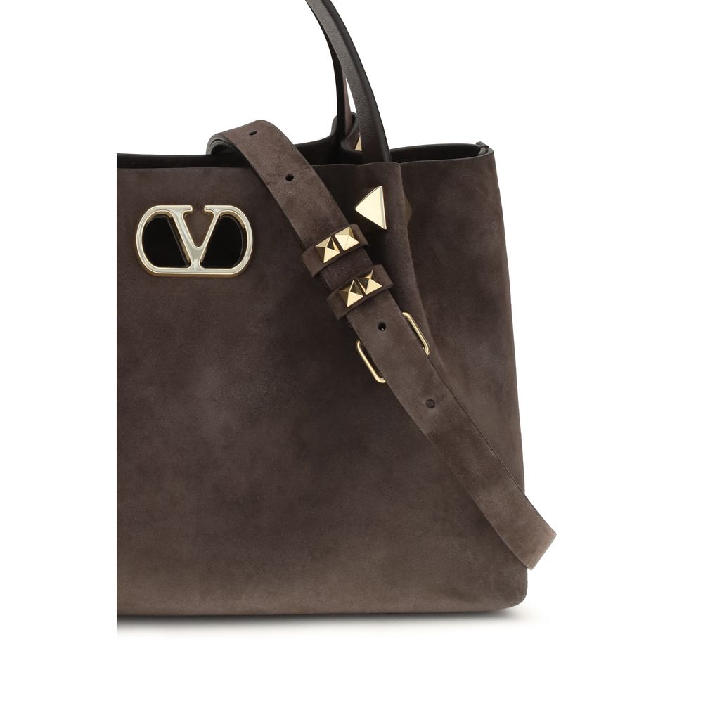 Braune Kalbsleder Bos Taurus Schultertasche