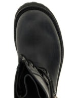 Schwarze Stiefeletten aus Leder