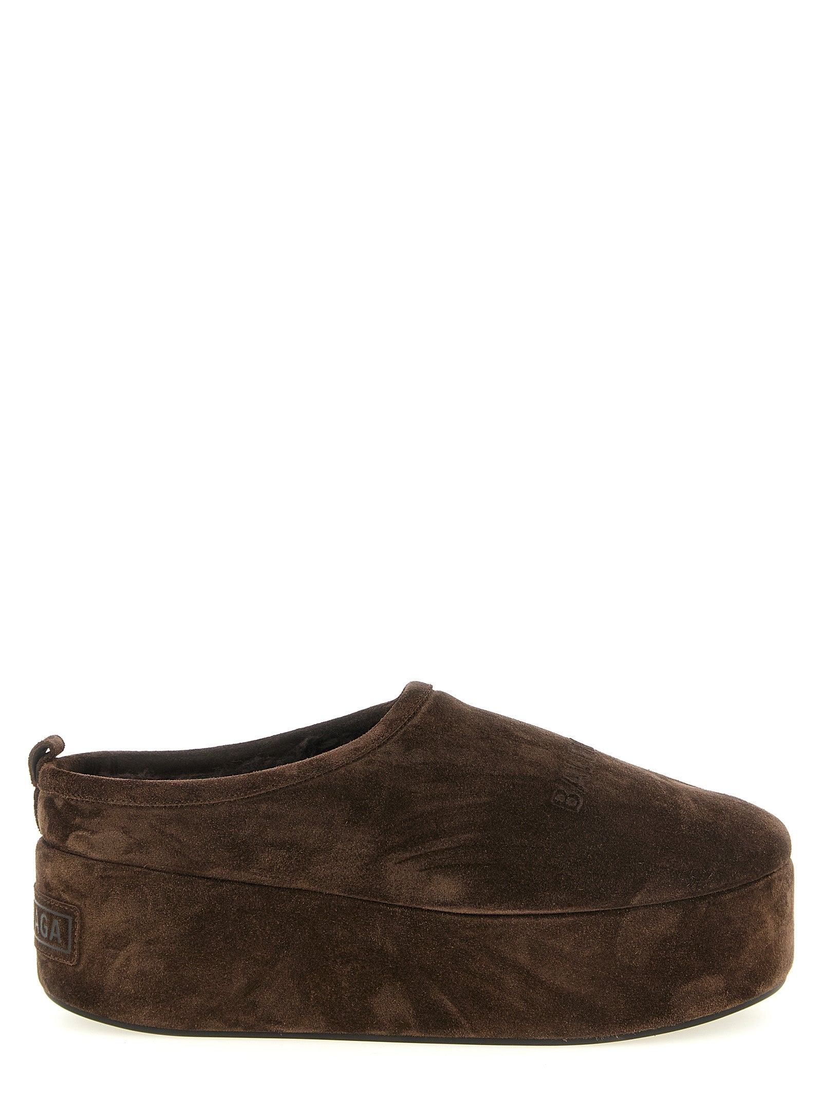 Braune Mules aus Leder 341399