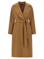 Beige Virgin Wool Coat