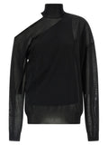Schwarzer Cardigan aus Viskose Fendi