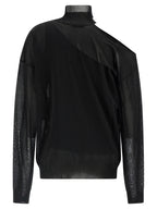 Schwarzer Cardigan aus Viskose Fendi