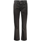 Schwarze Baumwoll-Jeans für Damen