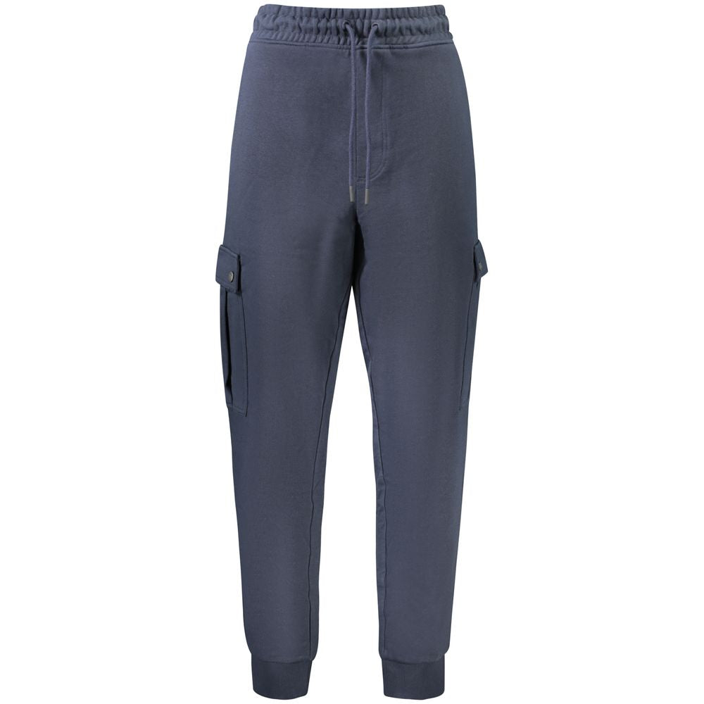 Blaue Baumwollhose