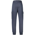 Blaue Baumwollhose