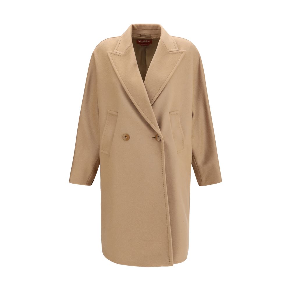 Beige Wollmantel Oves Aries