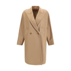 Beige Wollmantel Oves Aries