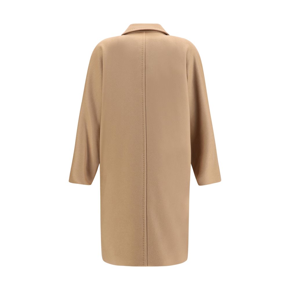 Beige Wollmantel Oves Aries